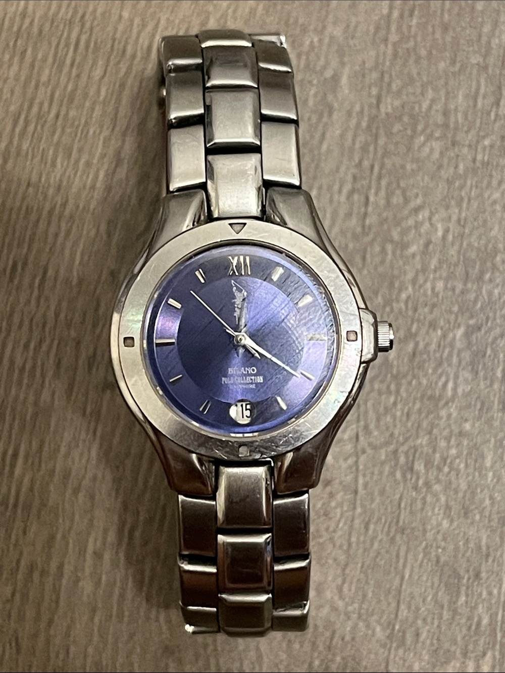 Milano Blue Dial Stainless Steel Bracelet Watch